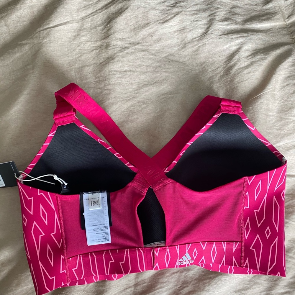 IVY PARK PINK MONOGRAM SPORTS BRA - Picture 3 of 4